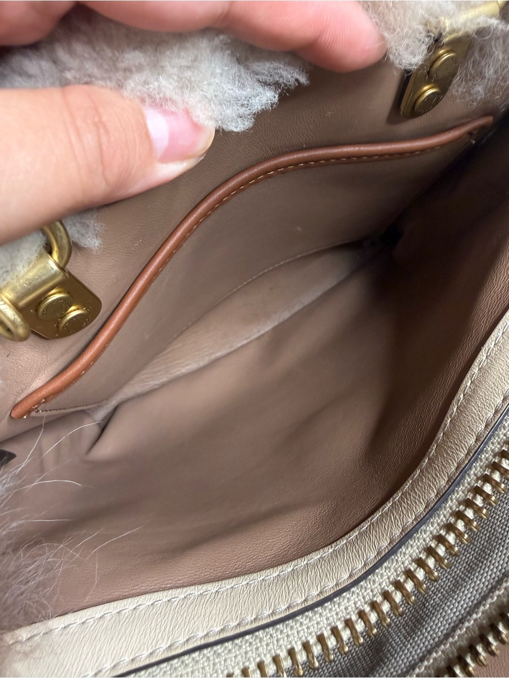 Coach Rogue 25 Shearling Patchwork - Picture 13 of 14